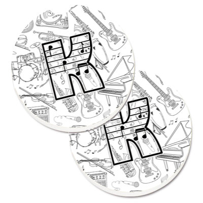 Sous-verre musical letter note