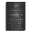 Art mural en métal «Snowboard, Blueprint Chalkboard Vernis»-1078327119