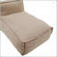 Fauteuil à billes Ramona, beige, ensemble de 1, résistant aux intempéries et respectueux de l'environnement pour une détente confortable