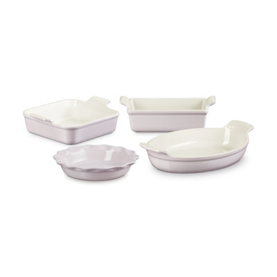 Le Creuset Stoneware 4 Piece Heritage Bakeware Set