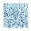 «Azure Mosaic Tile III» par June Erica Vess - peinture sur toile tendue-1390432754