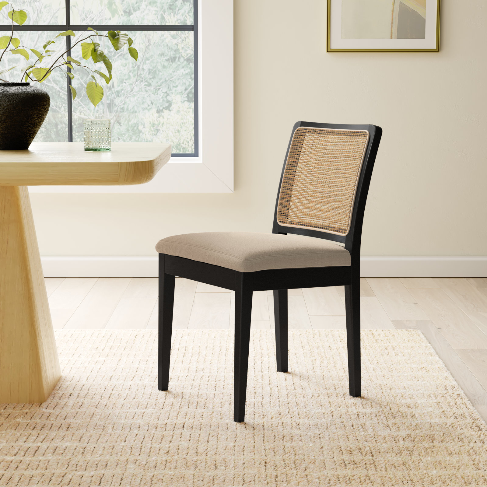 Torrian Dining Chair, Black