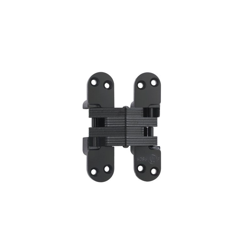 Charnière de porte simple invisible, Enrobage noir