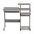 Grey Space Saving Complete Computer Workstation With Slide-out Keyboard Shelf & Storage Drawer