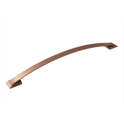 Brixwell BXB76392BC Kitchen Cabinet Pull, Zinc, 18" Centre To Centre, 20-3/4" Length, 1-3/8" Width, Brushed Copper Finish