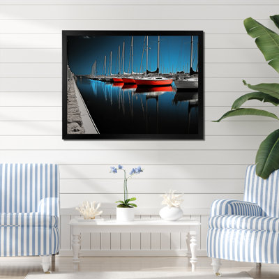 Port Portside Grace I - Nautical & Beach Wall Art Living Room