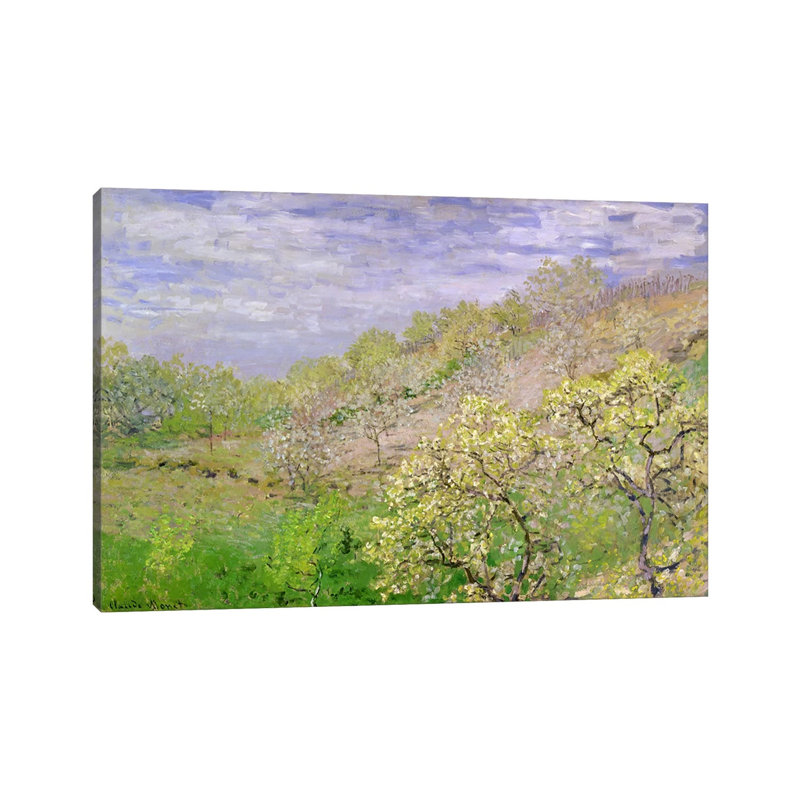 Arbres en fleurs - Giclée sur toile tendue avec châssis