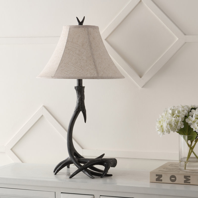 Kari Resin Table Lamp, Black