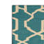 Tapis bleu intérieur et extérieur Trellis