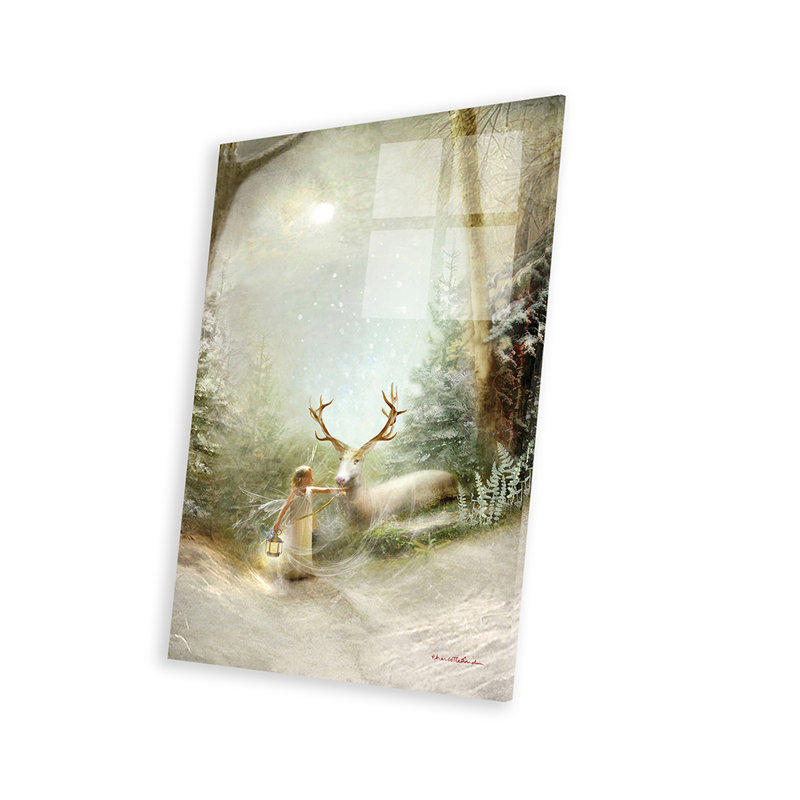 Foggy Christmas Eve, impression sur verre acrylique, H 24 po x l 16 po x P 0,25 po