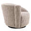 Fauteuil demi-tonneau pivotant rembourré Colin-98407523