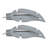 Plume 2 Magnetic Metal Feather Curtain Tiebacks-58714428