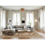 Machine Washable Tabriz Brown Area Rug-1654191002