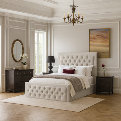 Lillias Upholstered Ottoman Storage Bed