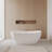 Rebecca 60'' x 32'' Soaking Acrylic Bathtub-26083745