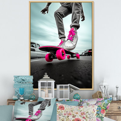 " Pink Skateboard Dreams "