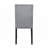 5Pc Dining Set Black Finish Dining Table