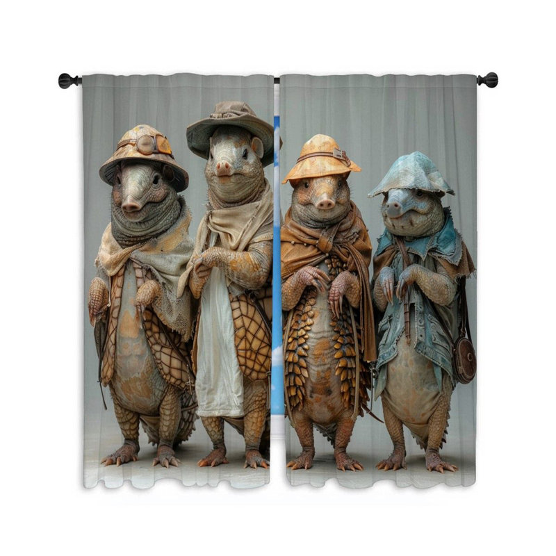 Eboh Room Darkening Curtain Pair, 40" W x 84" L