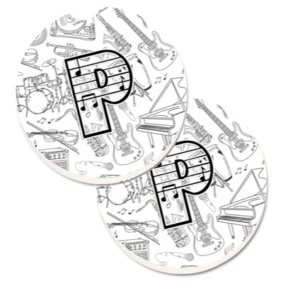 Sous-verre musical letter note