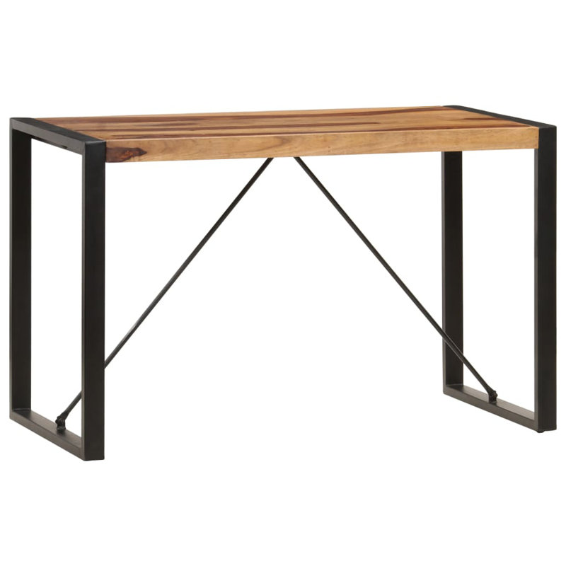Dining Table Solid Sheesham Wood, 29.9" H x 47.2" L x 23.6" W