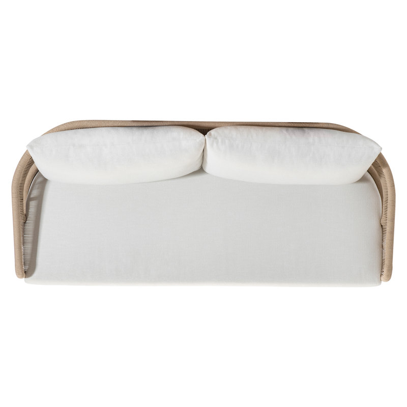 Canapé d'extérieur Trellis - Sur mesure, Grey Chenille 6028-021