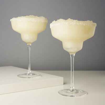 Raye Angled Crystal Margarita Glasses