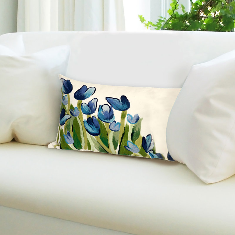  Allover Tulips Lumbar Pillow
