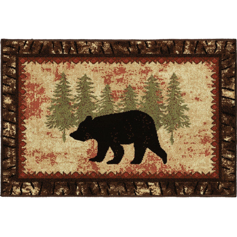 Tapis Burrill, Rectangle 2 pi 3 po x 3 pi 3 po