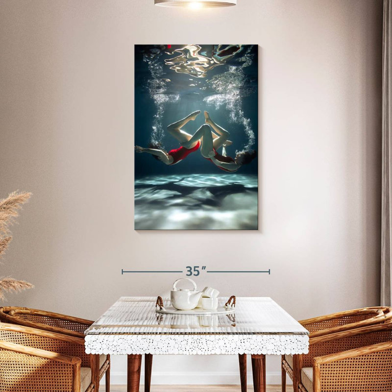 Sireci Synchronized Swimming Duo, 45" H x 30" W