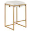 Tabouret de comptoir rembourré avec structure en métal Hicklin-100413402