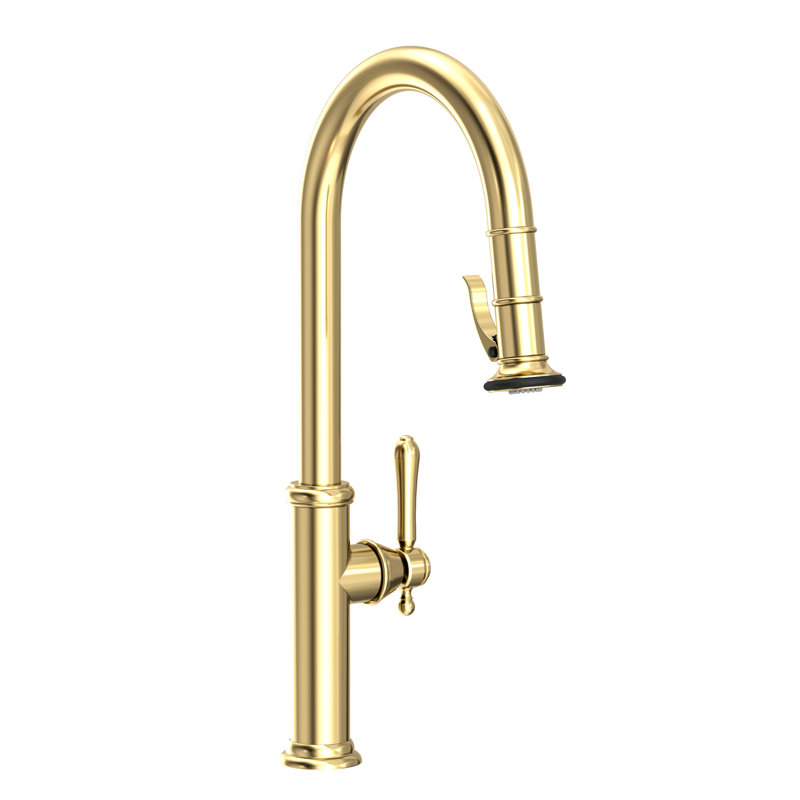 Pull-Down Kitchen Faucet - Trigger Spray, Forever Brass (PVD)