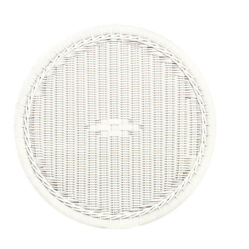 Thomas O'Brien Outdoor Round Side Table, Chalk White