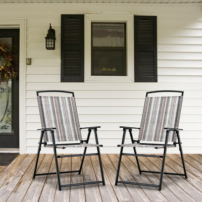 Nairobi Premium All-Weather Wicker Outdoor Folding Dining Armchair