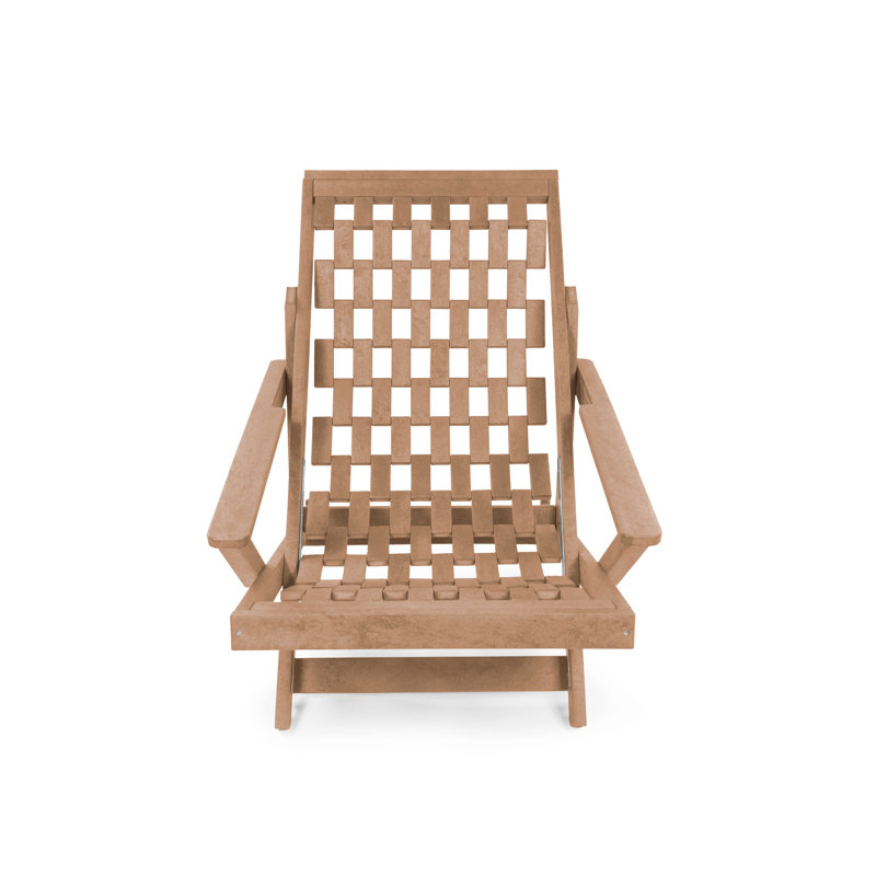 Méridienne d'extérieur pliable Pinecrest, Teck