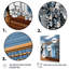 Blue Nouveau Laundry Couture - Art mural-640641820