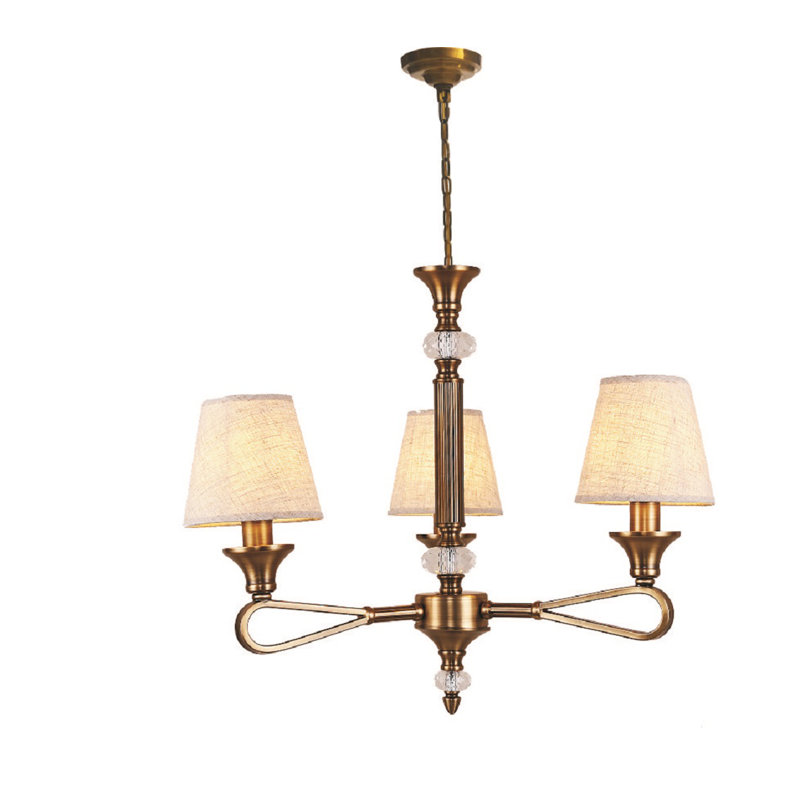 Lustre classique/traditionnel ombré 3 lumières O"Hare
