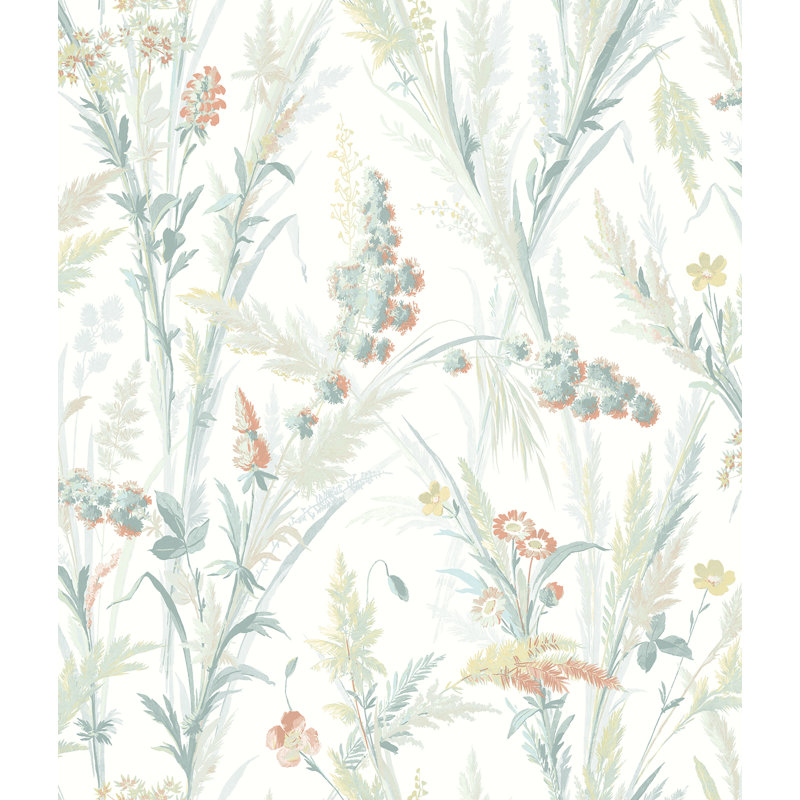 Rouleau de fleurs Andry, Bleu sarcelle