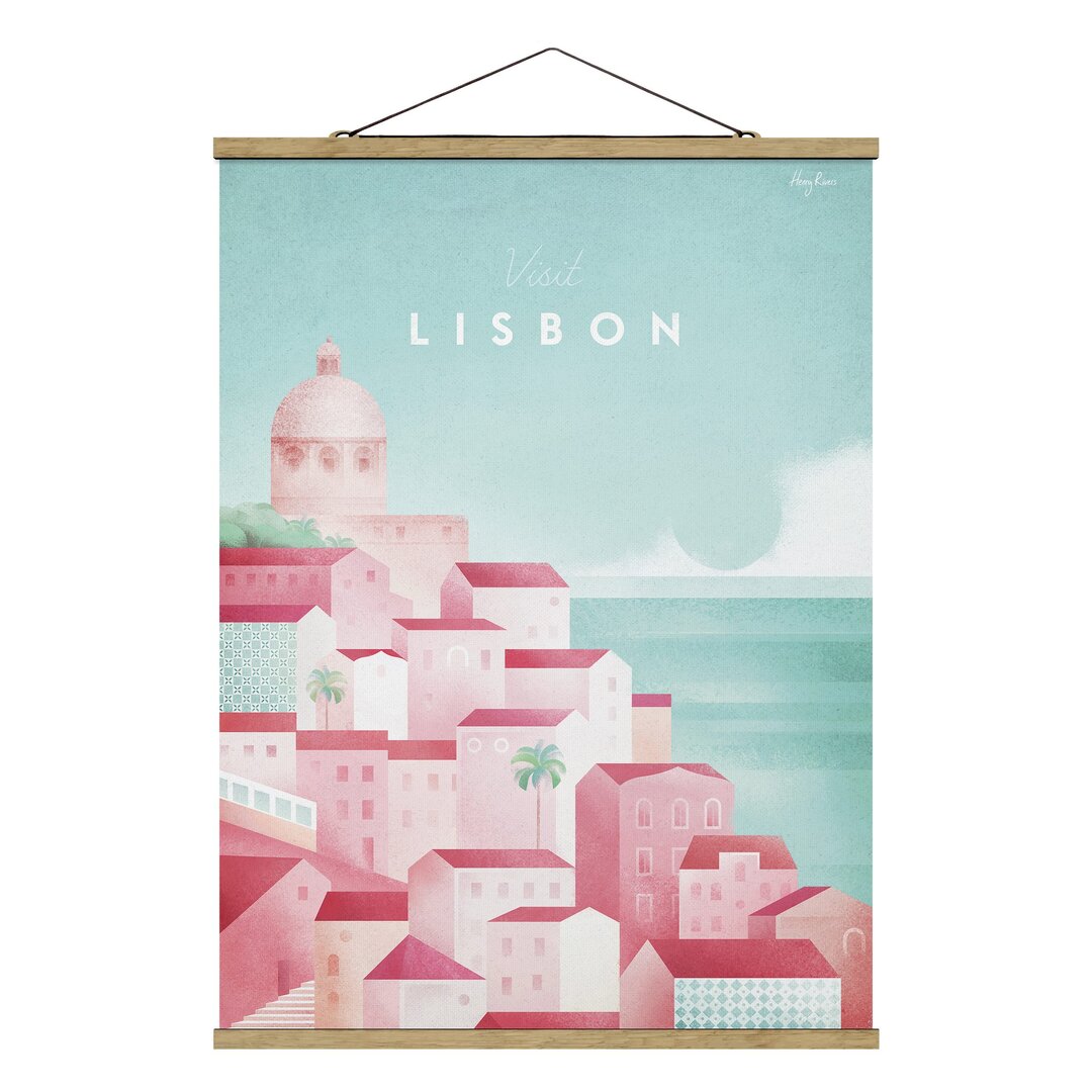 Grafikdruck Reiseposter - Lissabon