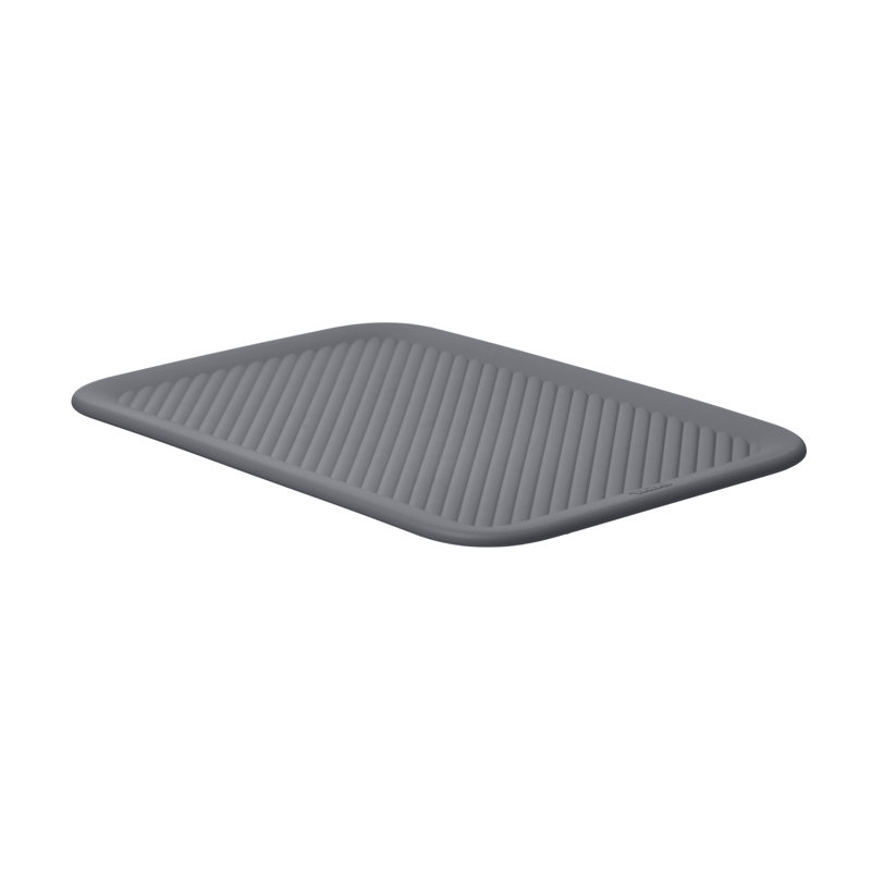 Rebrilliant Plastic Box, Gray, 0.15" H x 11" W x 7" D