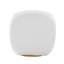 Chaise pivotante blanche - sensation luxueuse et confortable