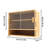Rayon Bamboo Shelving Rack-1985434292