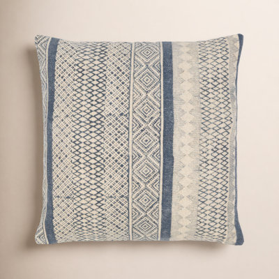 Zetta Geometric Cotton Throw Pillow