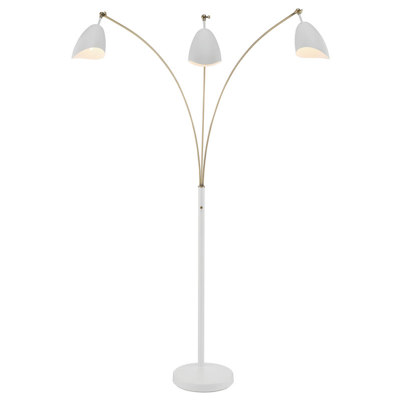 Spurrier 82" Tree Floor Lamp, White, White