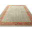 Distressed Homage Hand Knotted Wool Geometric Area Rug in Blue, Red, Beige, Orange-2065477009