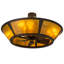 Plafonnier semi-encastré 8 lumières 45,5 po Sutter