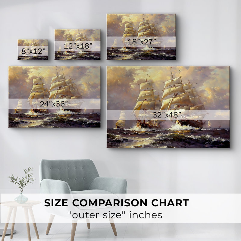 Série Nautical-CCXI - Cavas enveloppés de galerie, 40 x 60