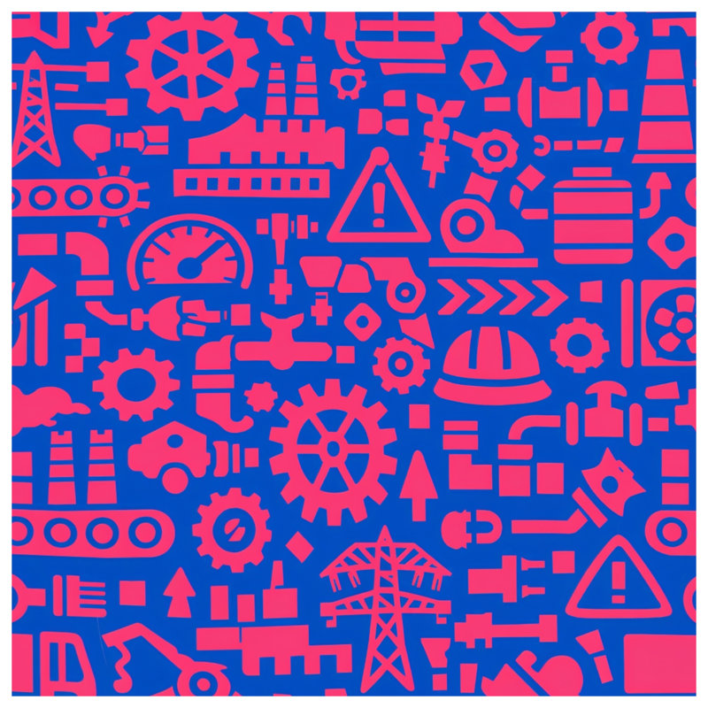 Housses de couette à motif industriel, Très grand lit