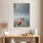 Alvord Red Canoe On Hazy Dock-108451625