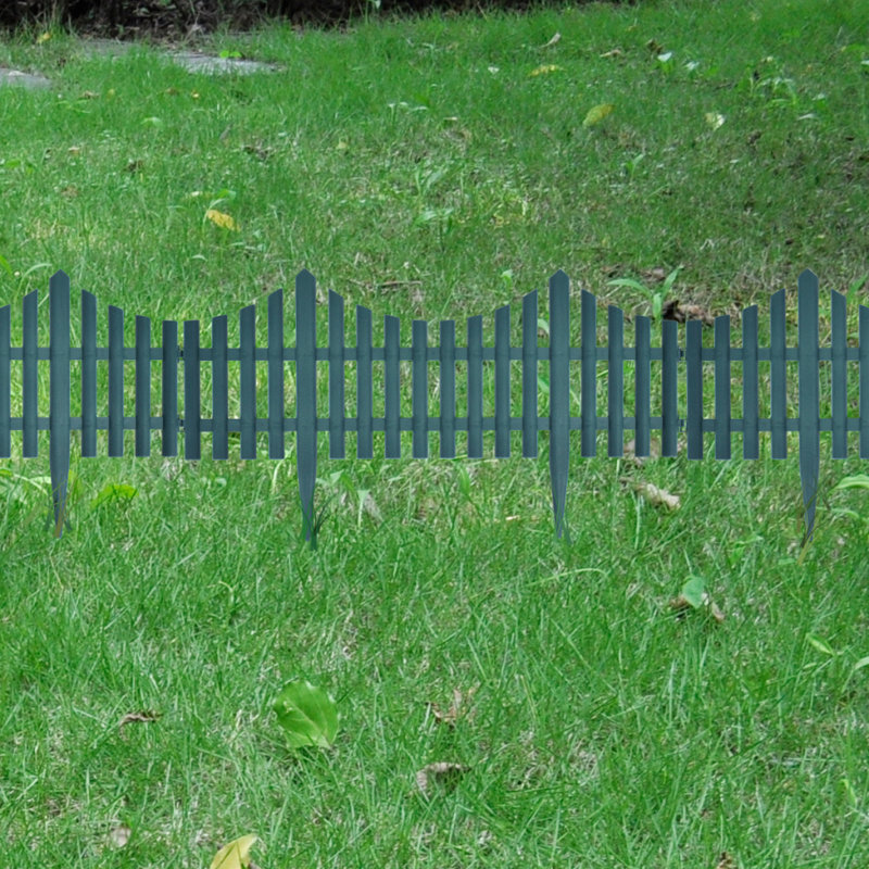 Cloisons de jardin 17 pièces vidaXL 32,8 pi vert, Vert