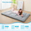 Matelas de futon japonais, matelas de sol épais et pliable, matelas de camping enroulable, gris-590061276